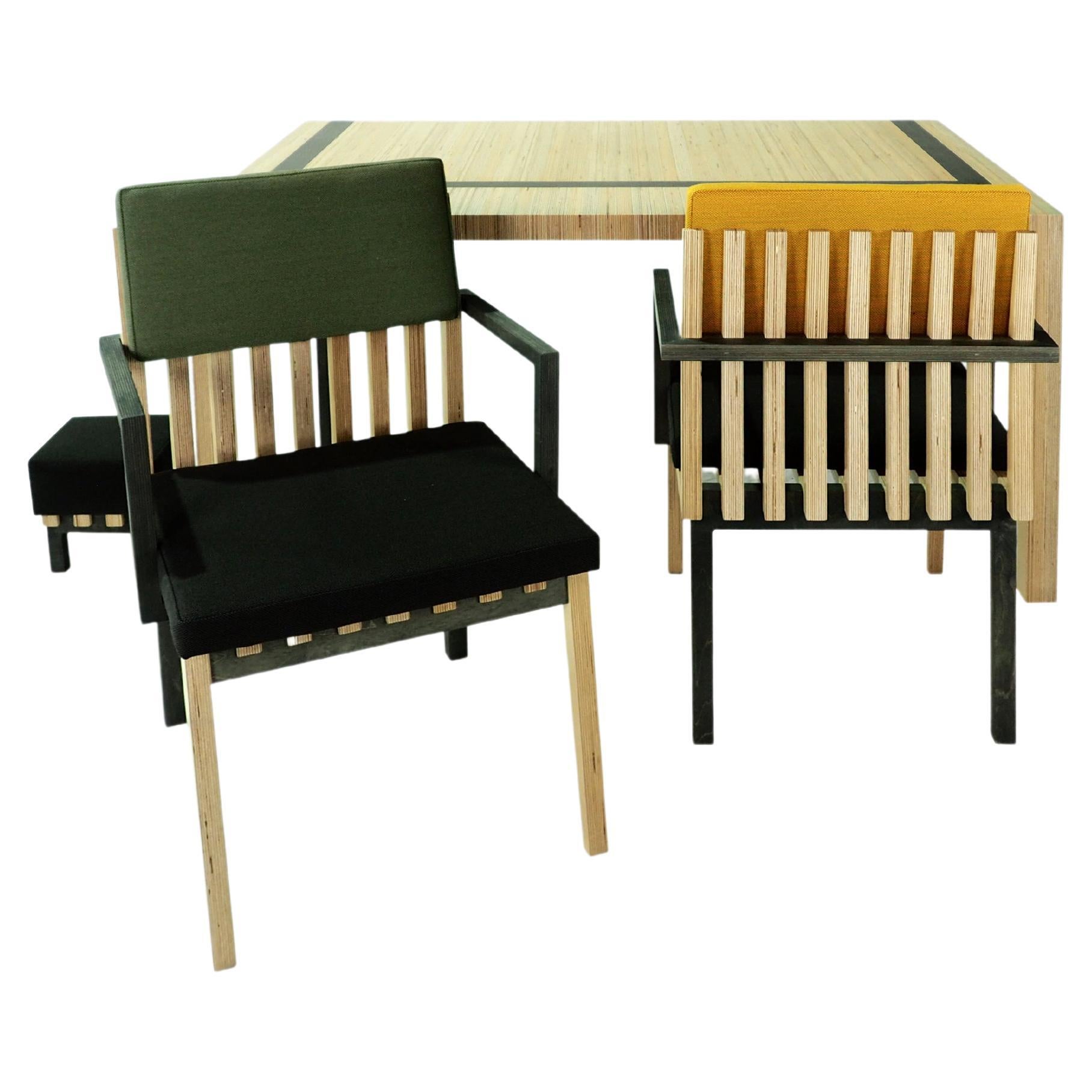 Scandinavian Designer Dining Armchairs For Sale