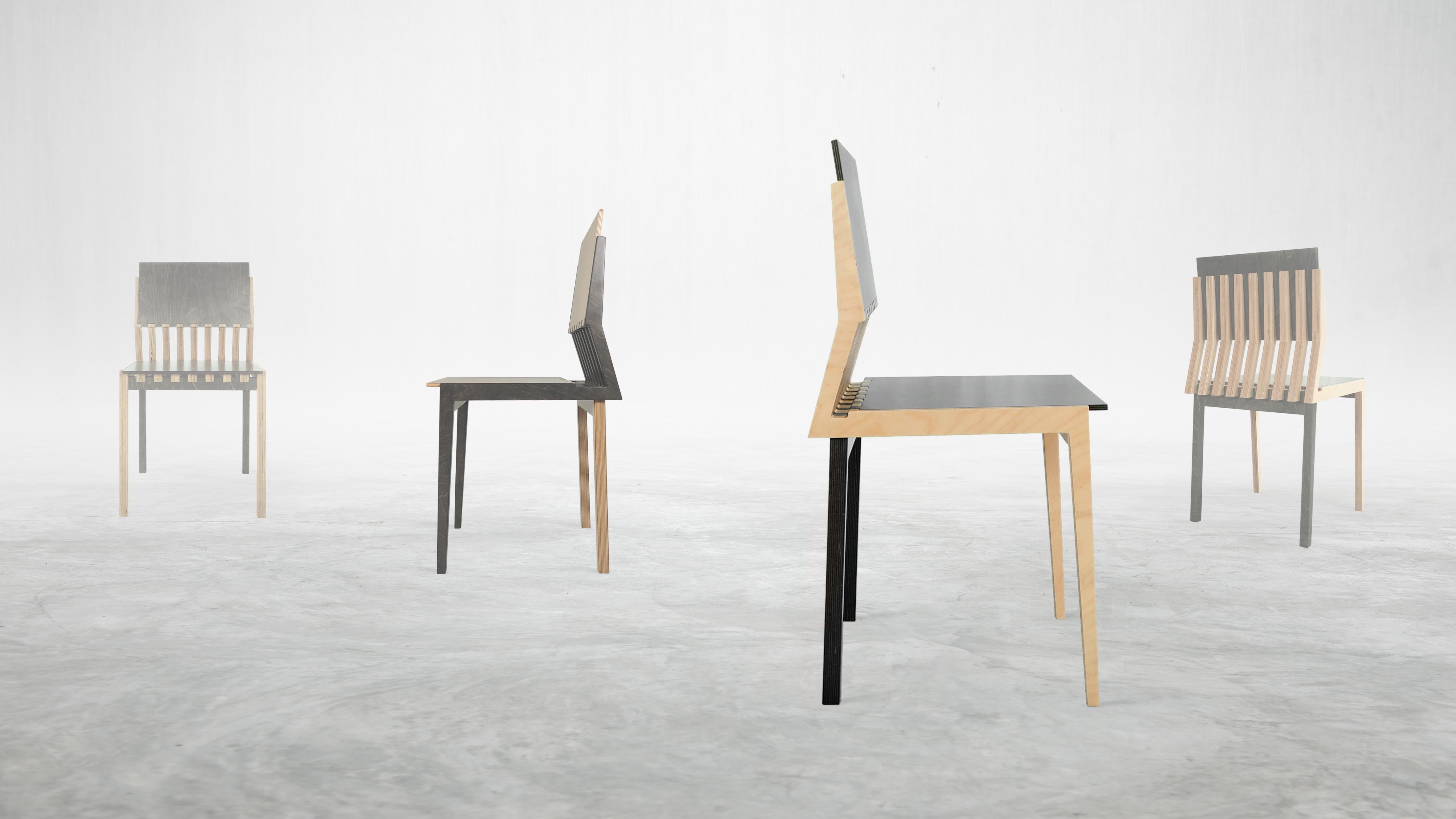 Chaises de salle à manger ou de bureau de designer scandinave en vente 9