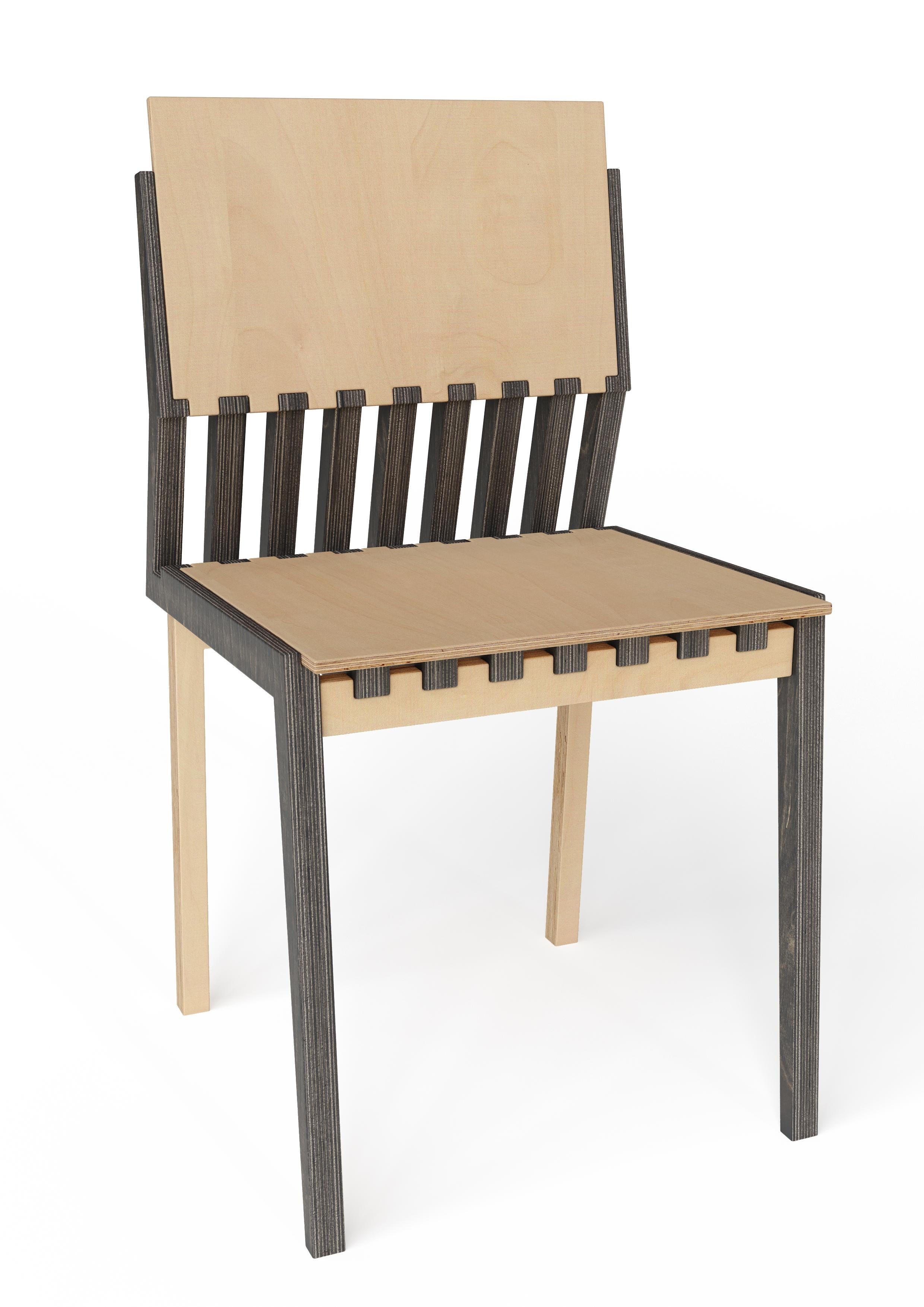 Scandinave moderne Chaises de salle à manger ou de bureau de designer scandinave en vente