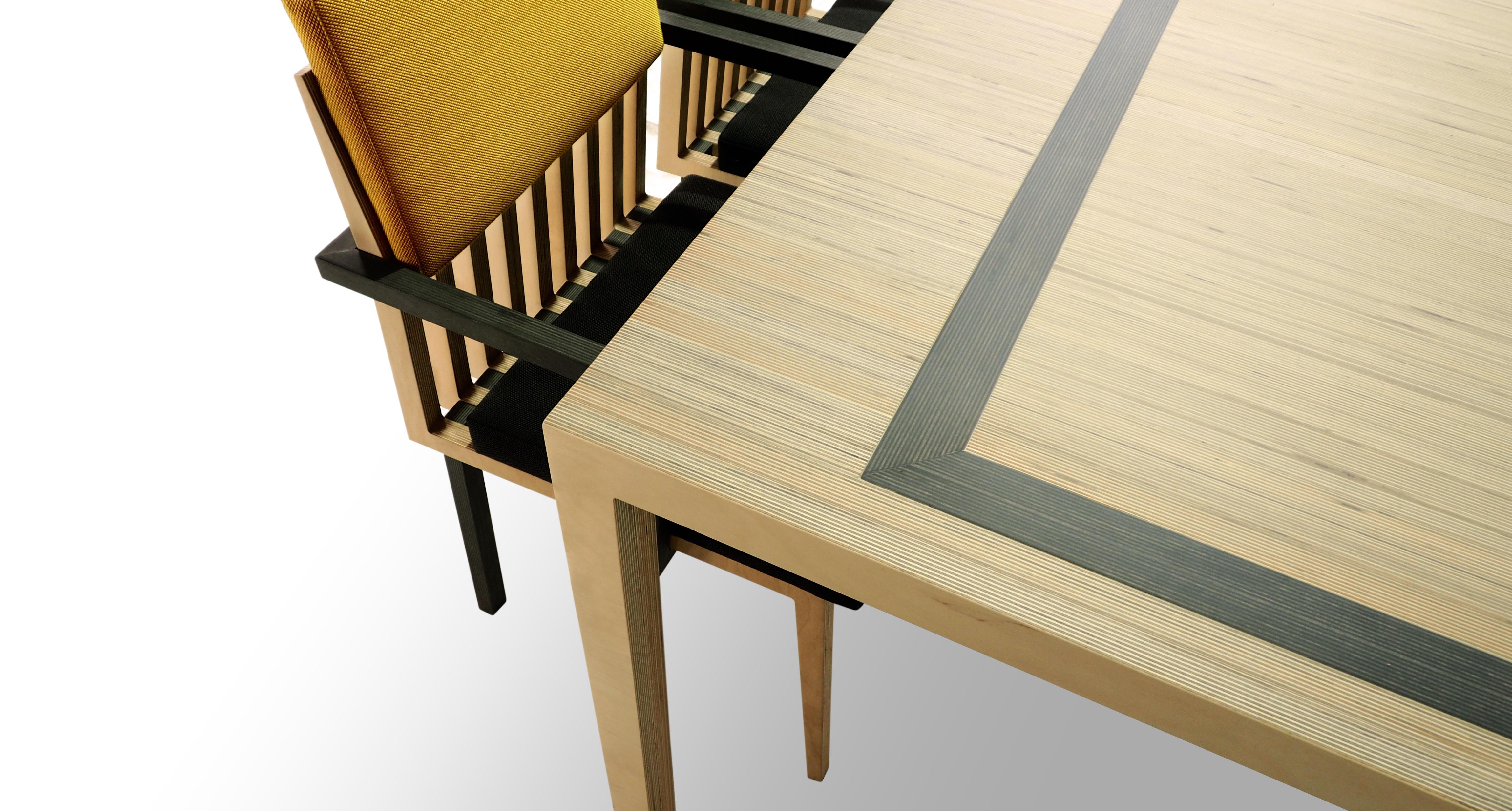 Scandinavian Designer Natural Wood Large Size Dining or Conference Table For Sale 3