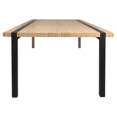 Scandinavian Designer Natural Wood Large Size Dining or Conference Table