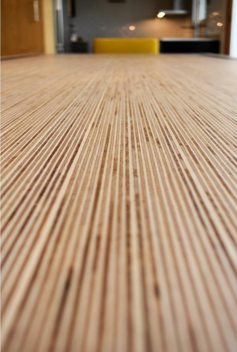 Scandinavian Modern Scandinavian Designer Natural Wood Medium Size Dining or Conference Table For Sale