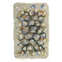 Scandinavian designer. Rya carpet in wool with abstract design. 1960s/70s