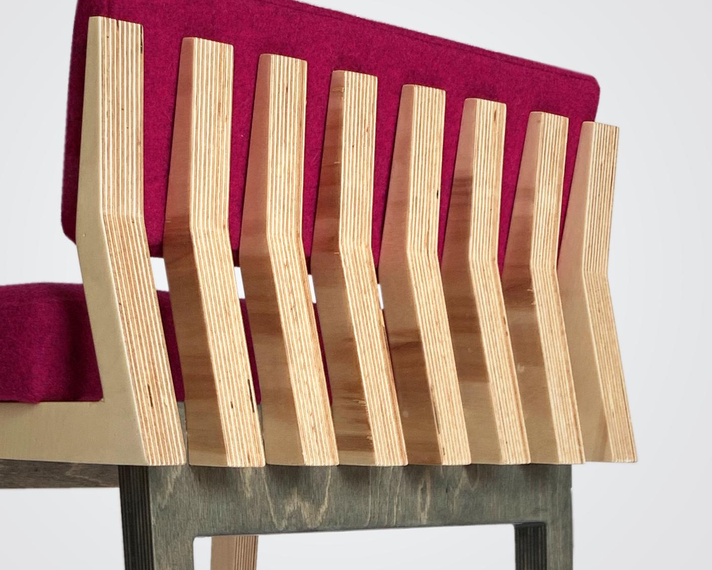 Scandinavian Designer Stool Bar Chair For Sale 2