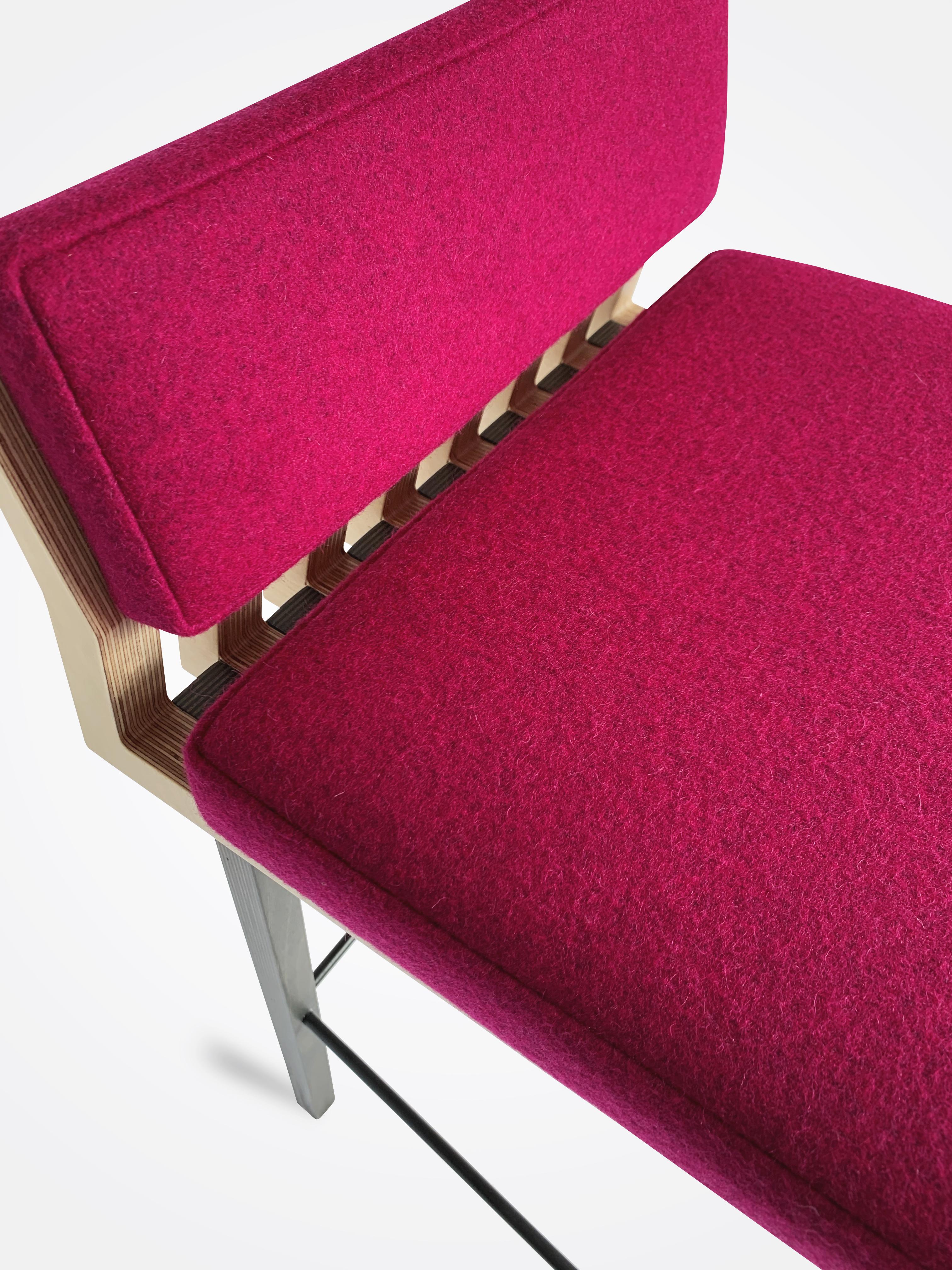 Scandinavian Designer Stool Bar Chair For Sale 7
