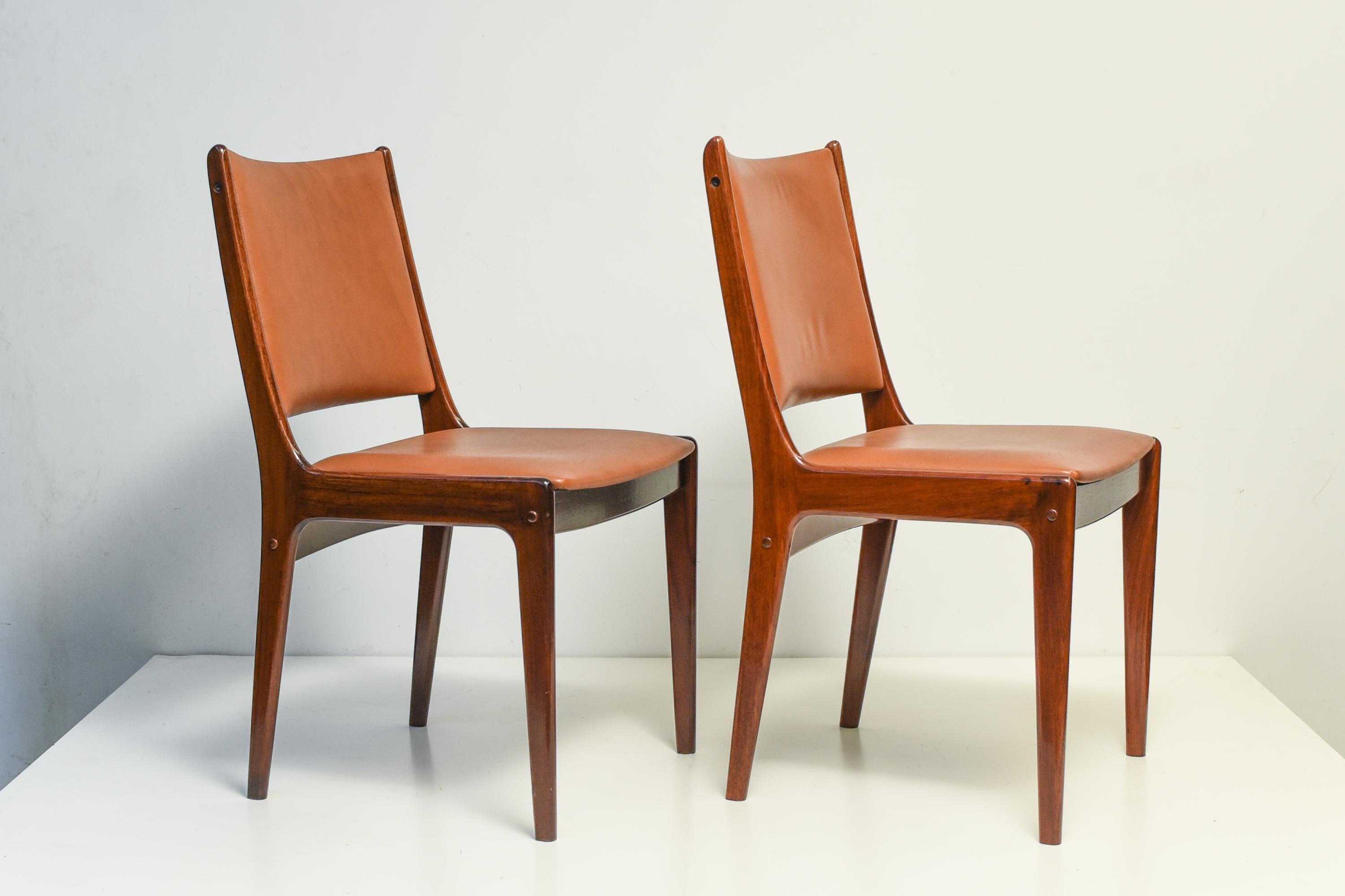Danish Mid Century Scandinavian Dining rosewood, Chairs, 1960s