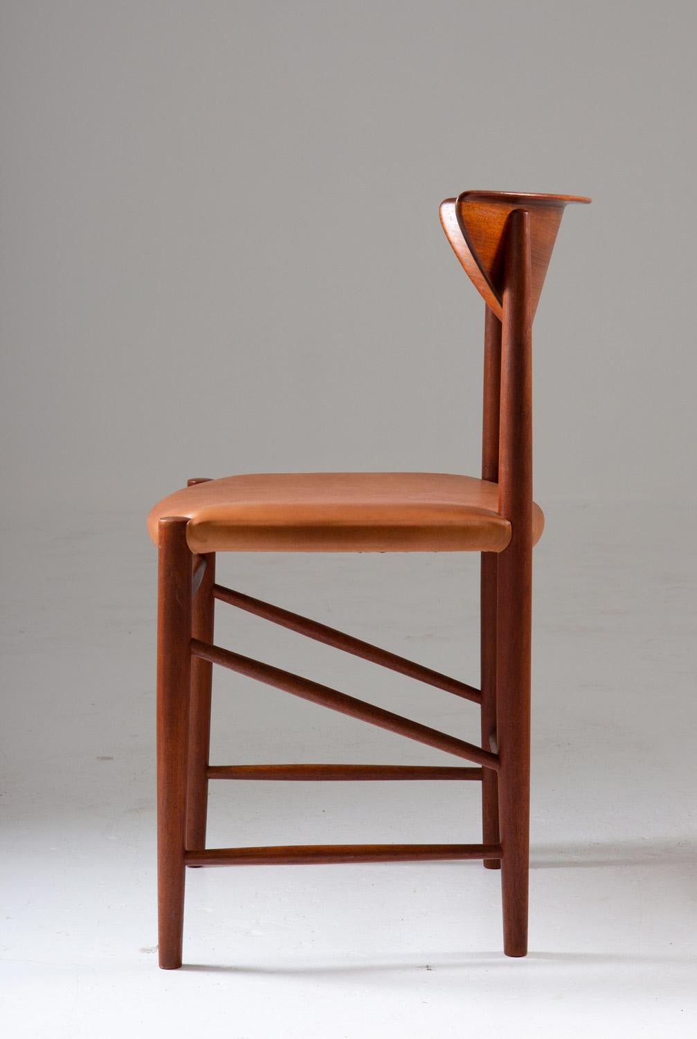 Scandinavian Modern Scandinavian Dining Chairs by Peter Hvidt and Orla Mølgaard Nielsen, Model 316 For Sale