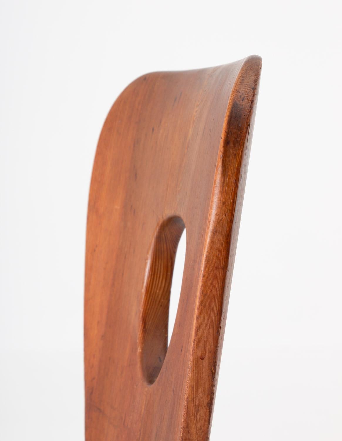Scandinavian Dining Chairs in Pine by Bo Fjaestad, 1930s 1