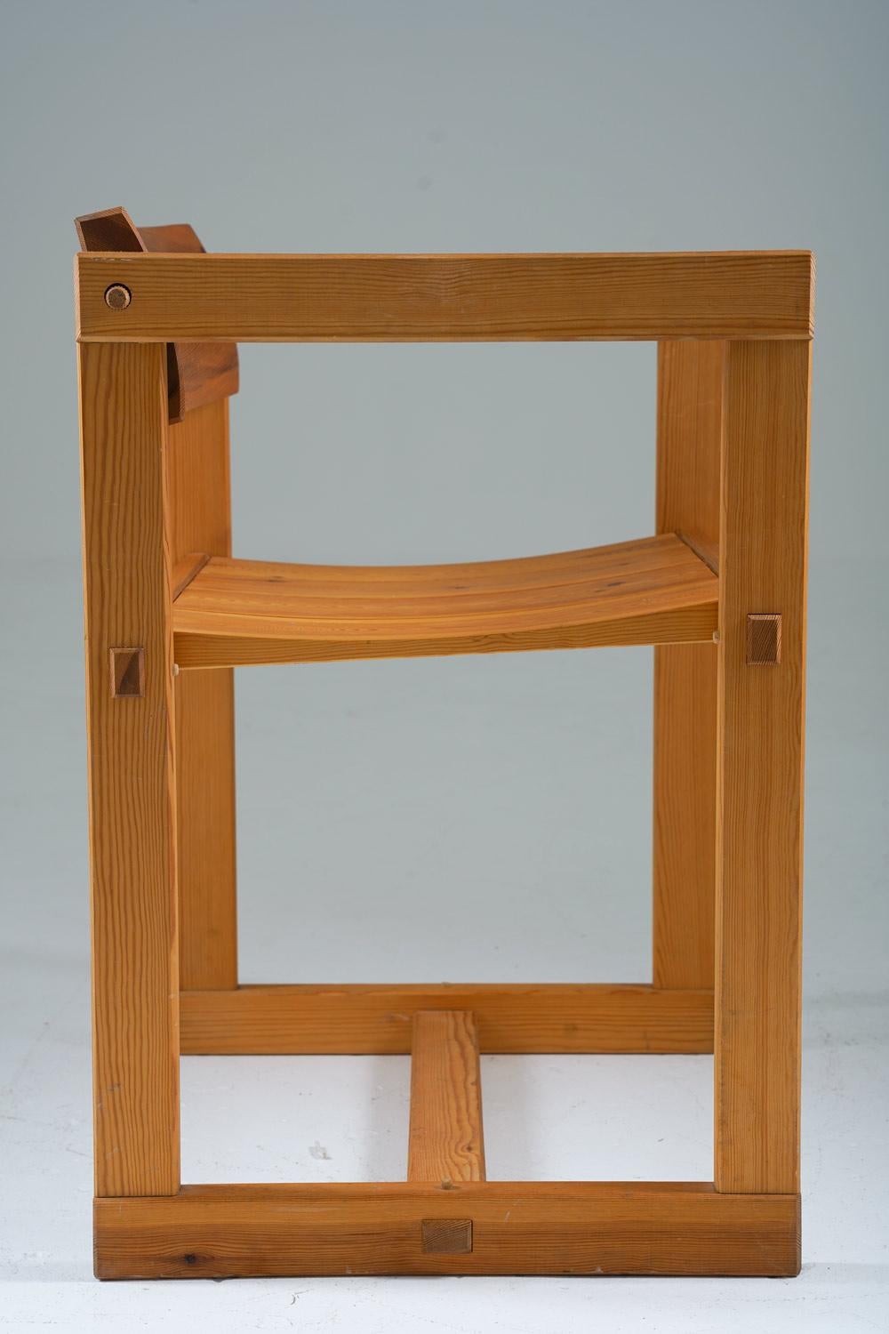 Norwegian Scandinavian Dining Chairs in Pine, Model 
