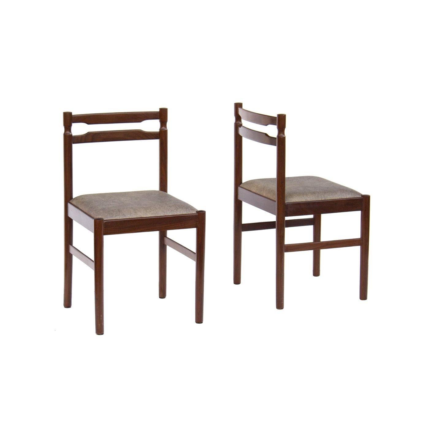 Rosewood Scandinavian Dining Chairs, S/6 For Sale