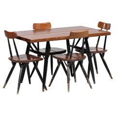 Skandinavisches Esszimmer-Set von Ilmari Tapiovaara, 1950er Jahre, schwedisches Design F274