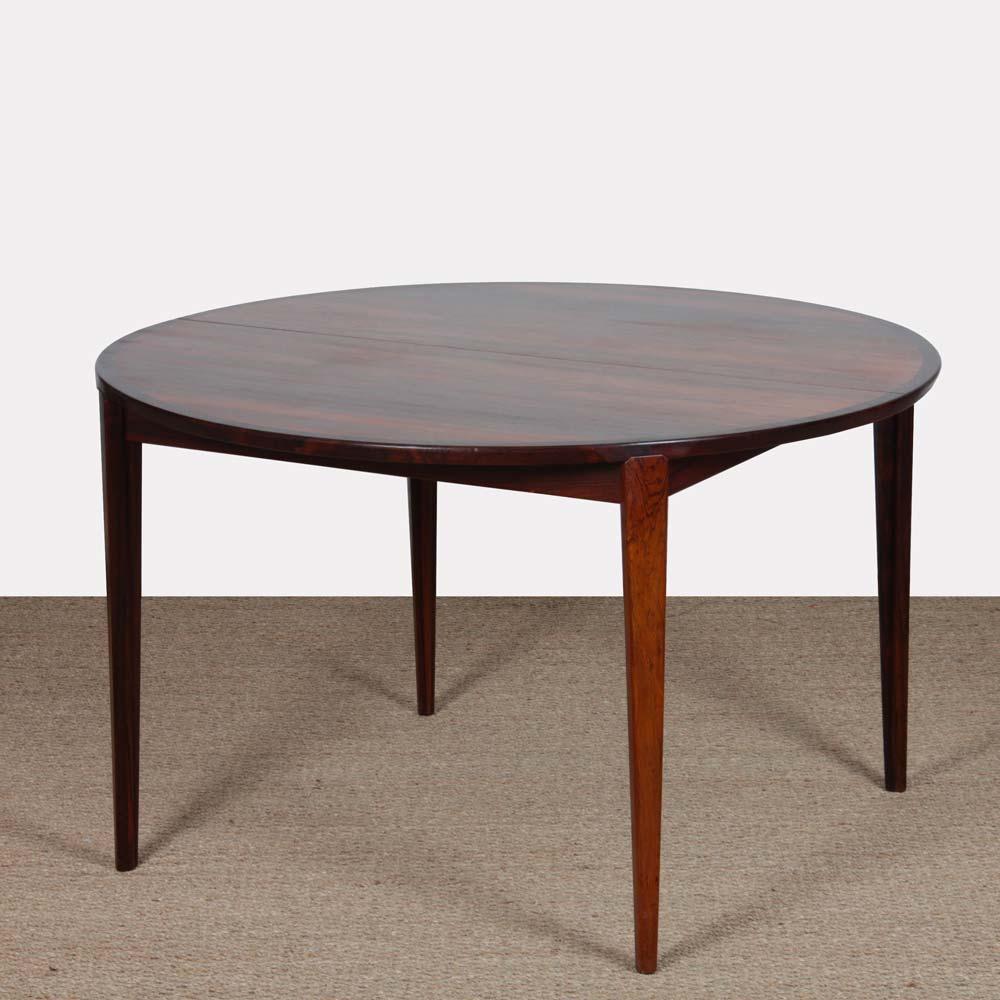 Scandinavian dining table by Henry Rosengren Hansen, 1960 en vente 3