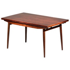 Scandinavian Dining Table in the Style of Arne Vodder, 1960s