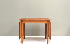 Scandinavian drop leaf dining table in solid Oak, Scandinavia - circa 1970-80