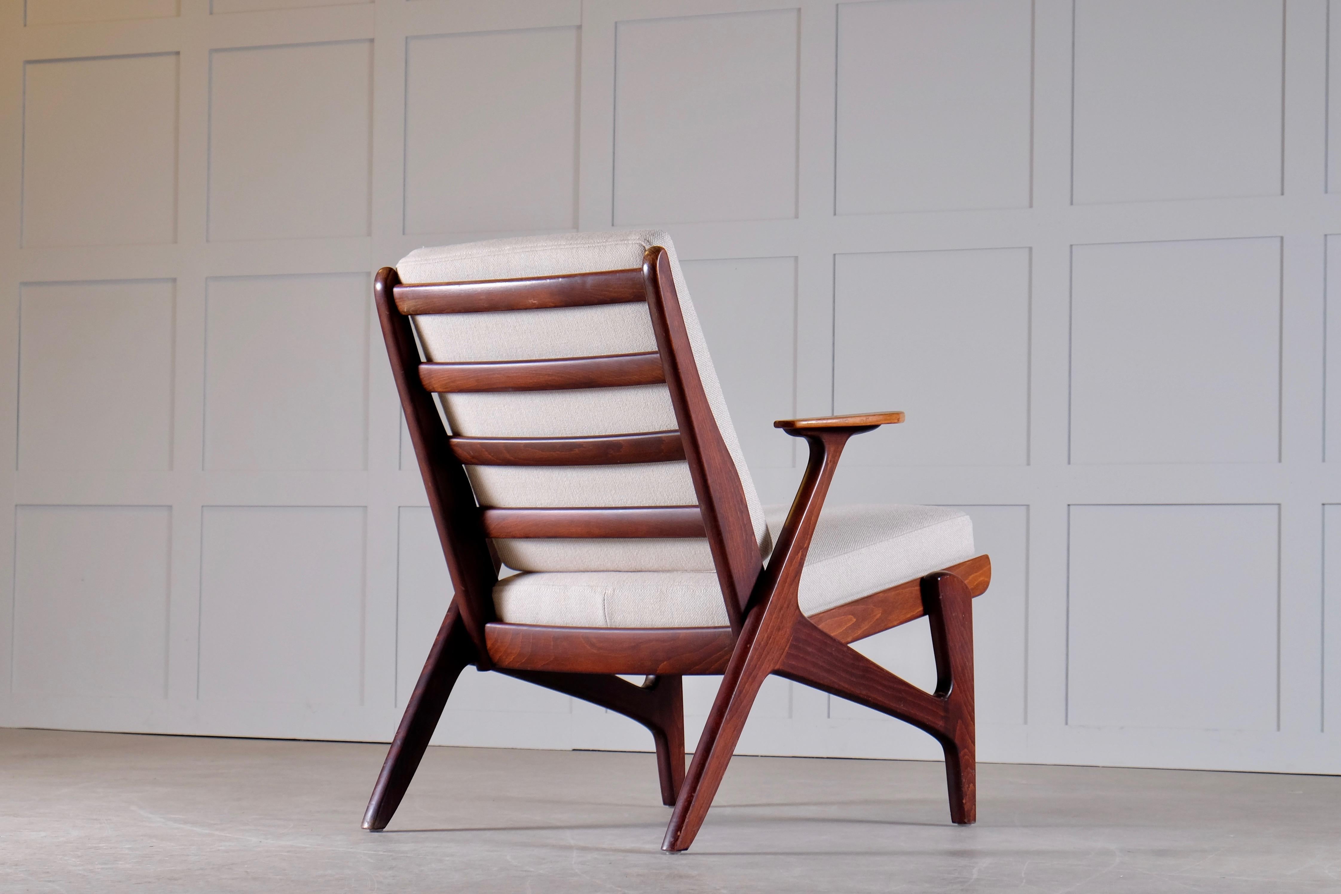 Swedish Scandinavian Easy Chair, 1960s For Sale