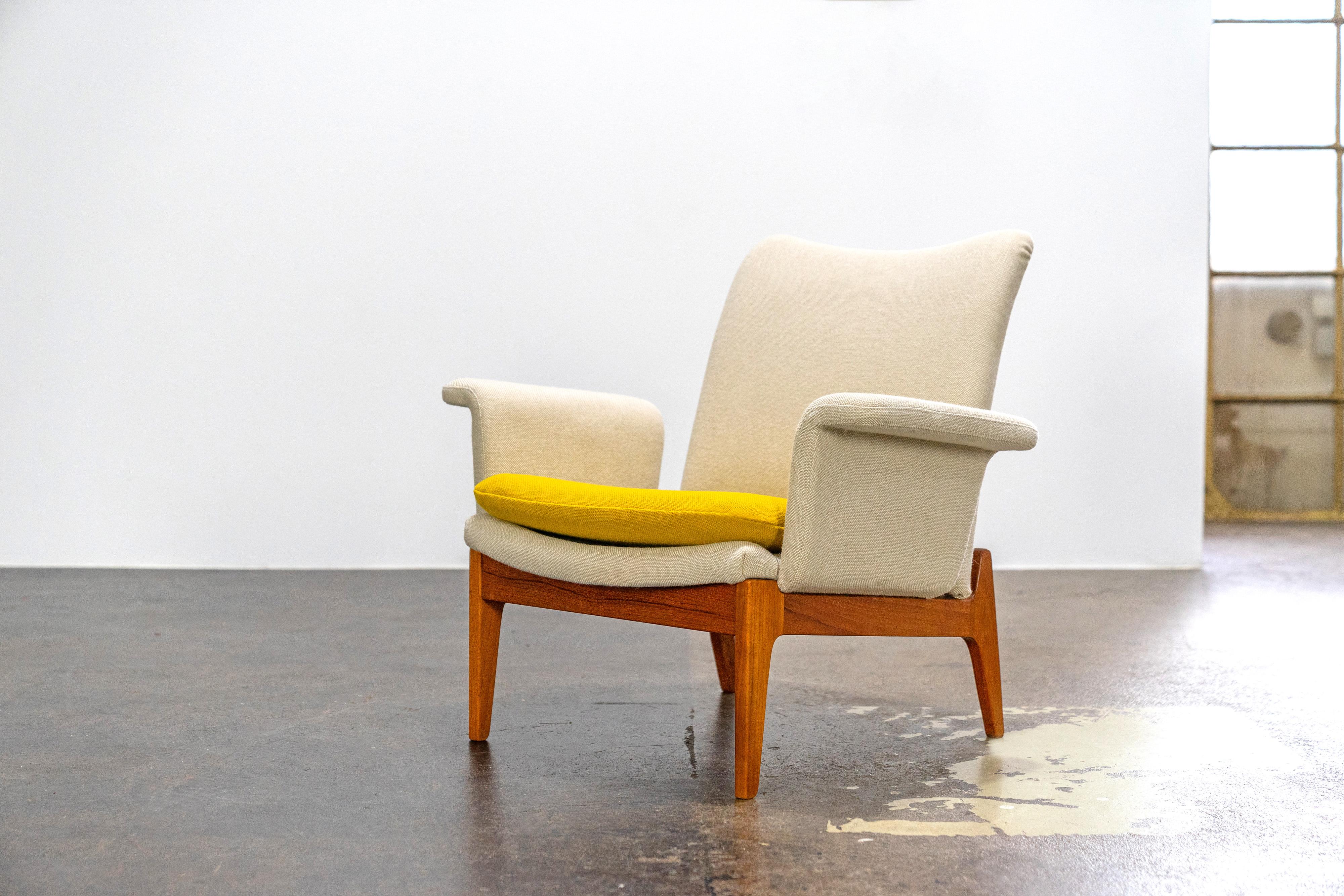 Danish Scandinavian Easy Chairs by Finn Juhl, Mod. 112 France & Søn Denmark 60s For Sale