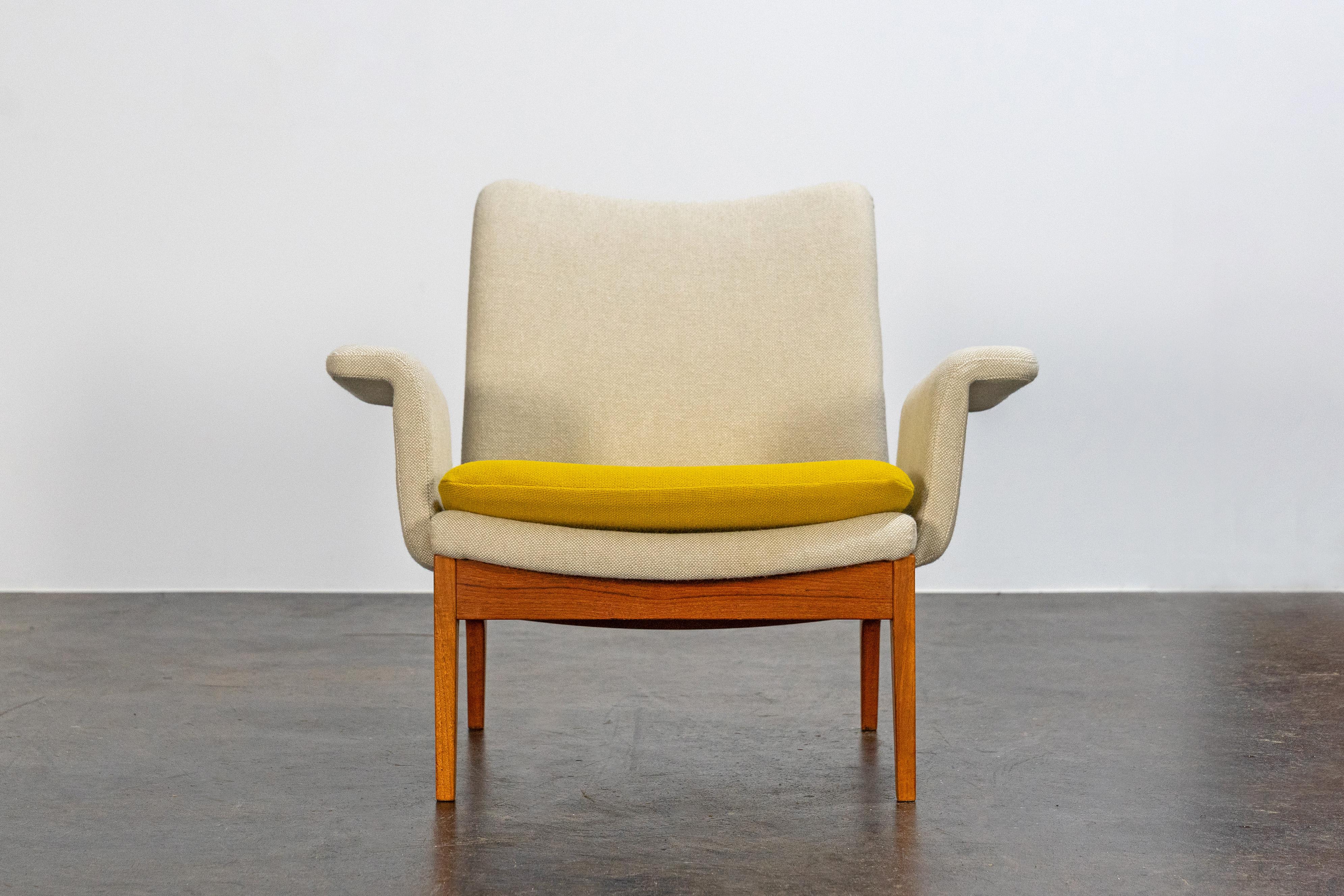 20th Century Scandinavian Easy Chairs by Finn Juhl, Mod. 112 France & Søn Denmark 60s For Sale