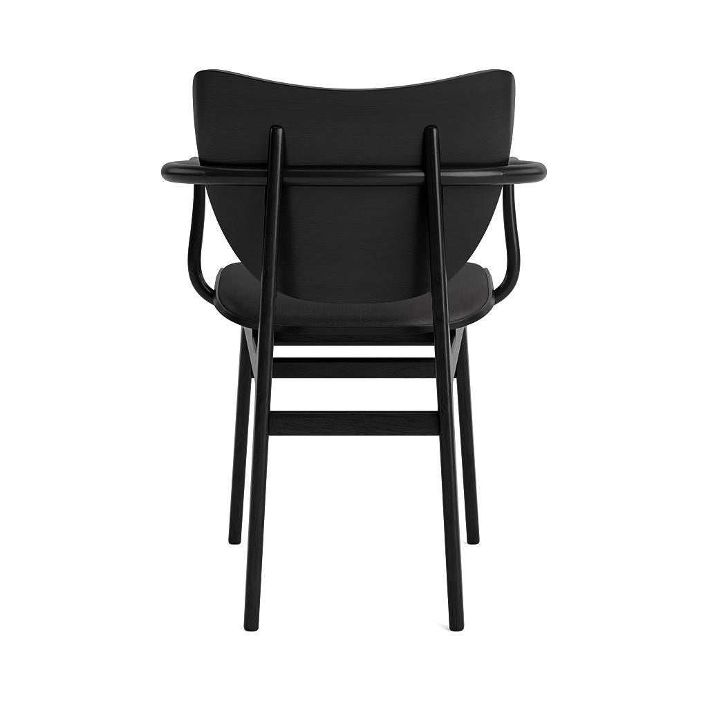Danish Scandinavian 'Elephant' Dining Chair by Norr11, All black For Sale