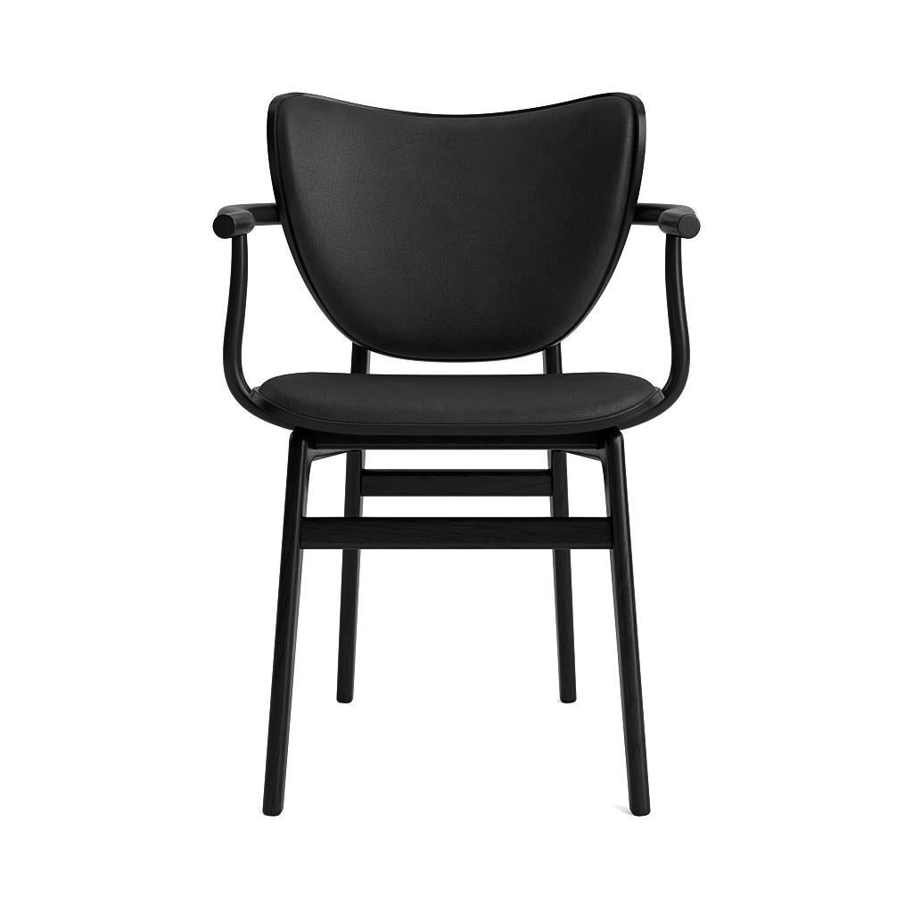 Scandinavian 'Elephant' Dining Chair by Norr11, All black In New Condition For Sale In Paris, FR