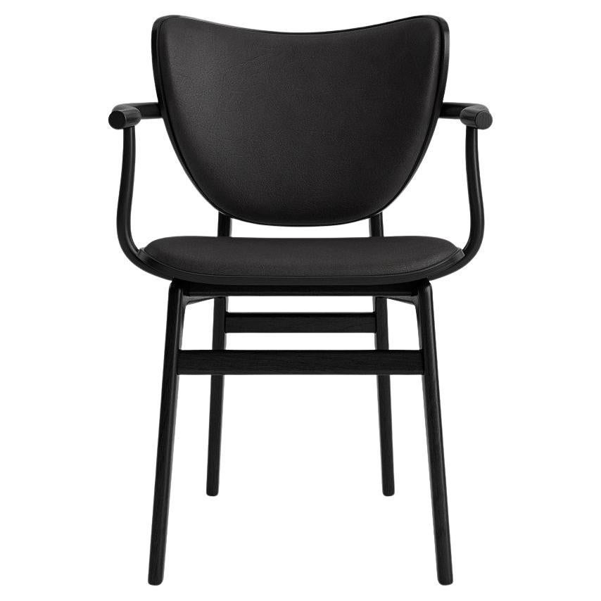 Scandinavian 'Elephant' Dining Chair by Norr11, All black For Sale