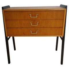 Retro Scandinavian Entrance or Apoint Furniture in Teak Table Side Table Bedside 