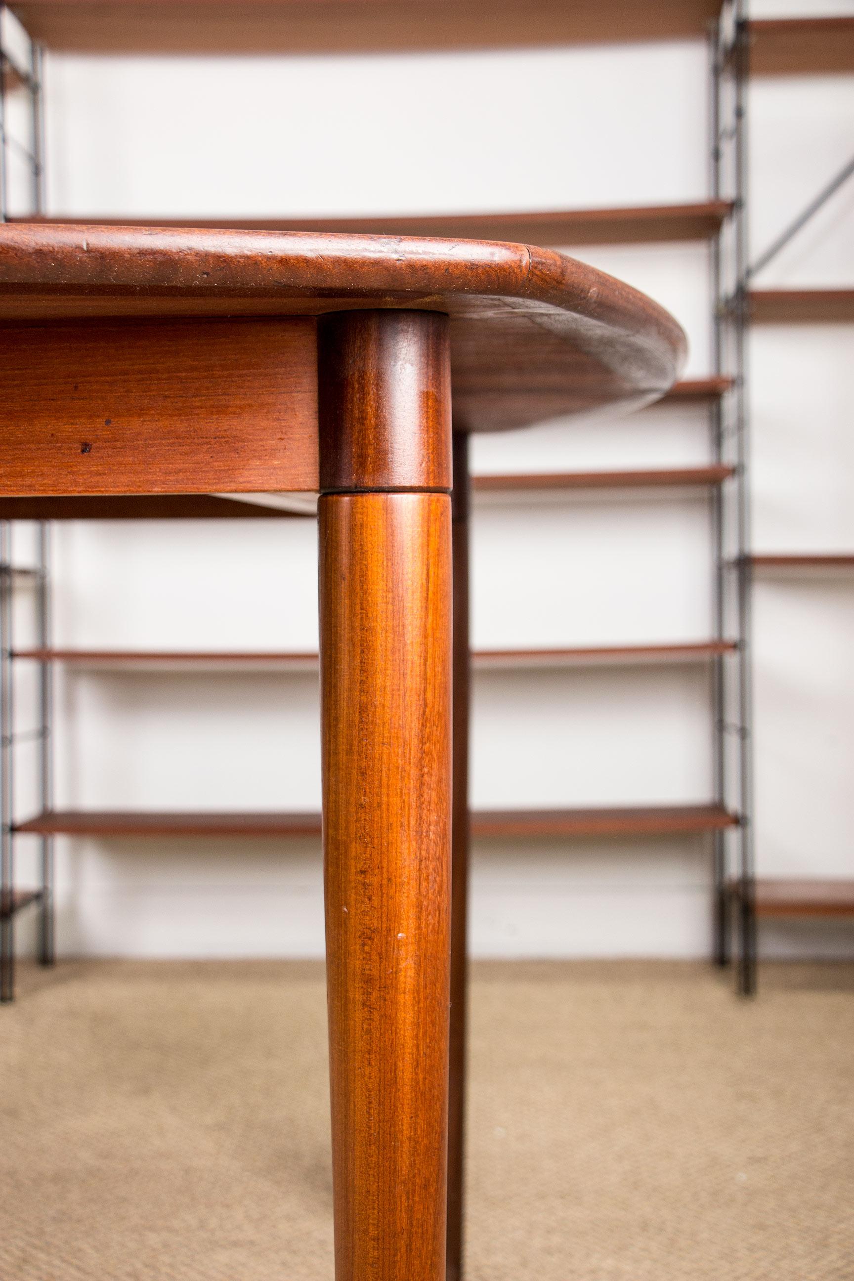 Scandinavian Extendable Teak Square Dining Table, Alf Aarseth for Gustav Bahus 1