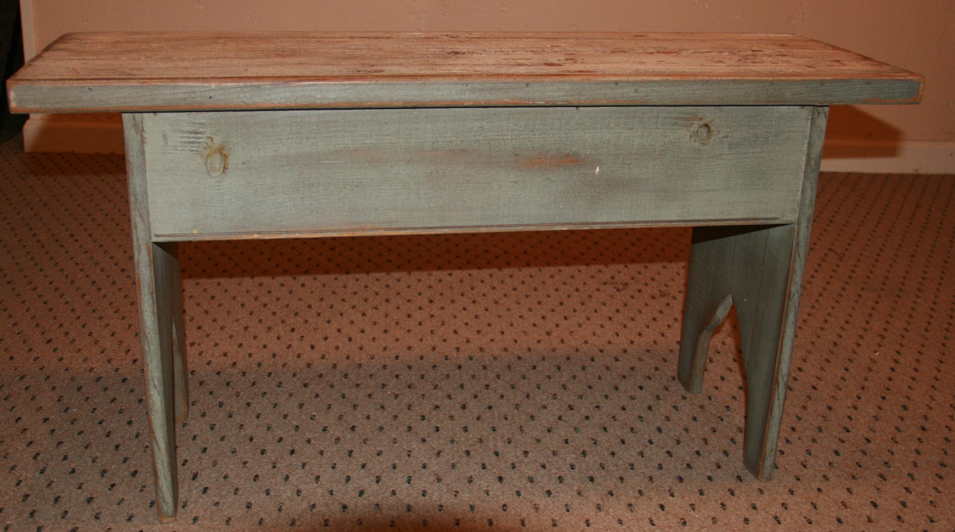 Scandinavian Farm House Wood Bench 1950's For Sale 1