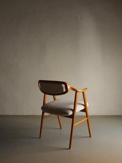 Scandinavian Faux Shearling Chair 1960s