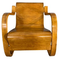 Used Scandinavian Finnish Cantilevered Lounge Armchair by Alvar Aalto