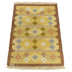 Scandinavian Flat Weave Rug "RE" Signature