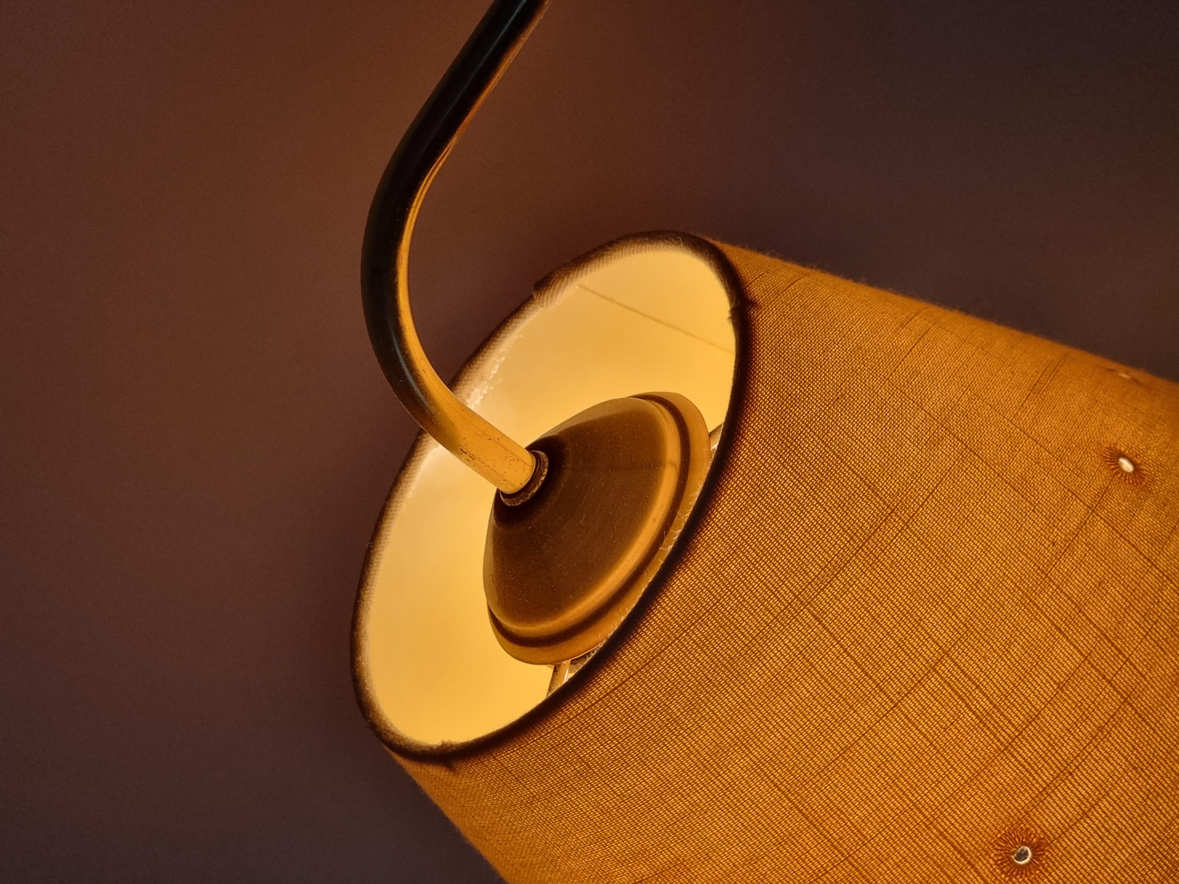Scandinavian Floor Lamp, Brass with Cast Iron Base, Sweden, Mid-Century Modern 11