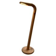 SCANDINAVIAN FLOOR LAMP IN PINE WOOD IN THE STYLE OF RAINER DAUMILLER, 1970s