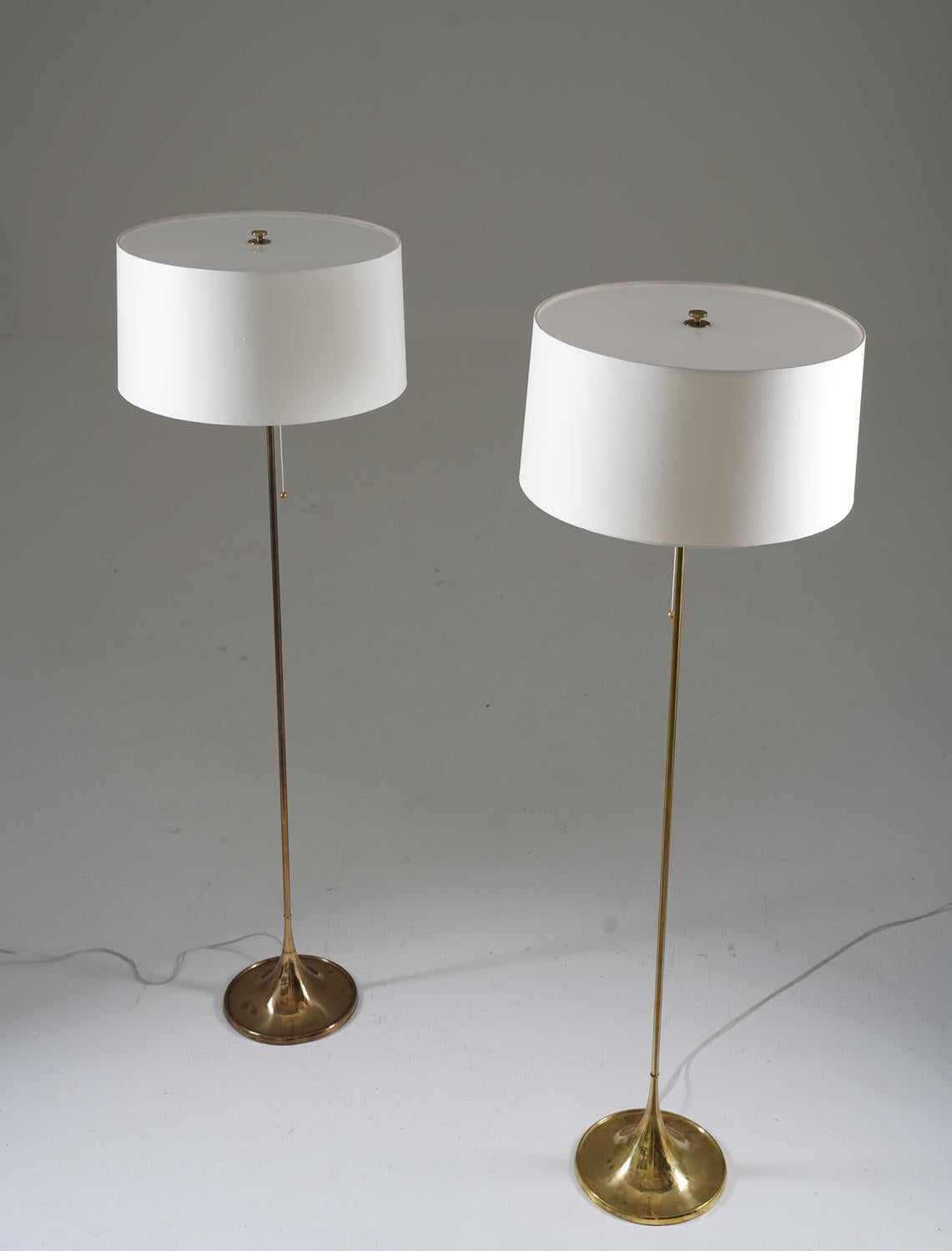 Scandinavian Modern Scandinavian Floor Lamps by A. Svensson and Y. Sandström for Bergboms, Sweden For Sale