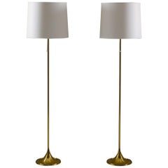 Scandinavian Floor Lamps by A. Svensson and Y. Sandström for Bergboms, Sweden