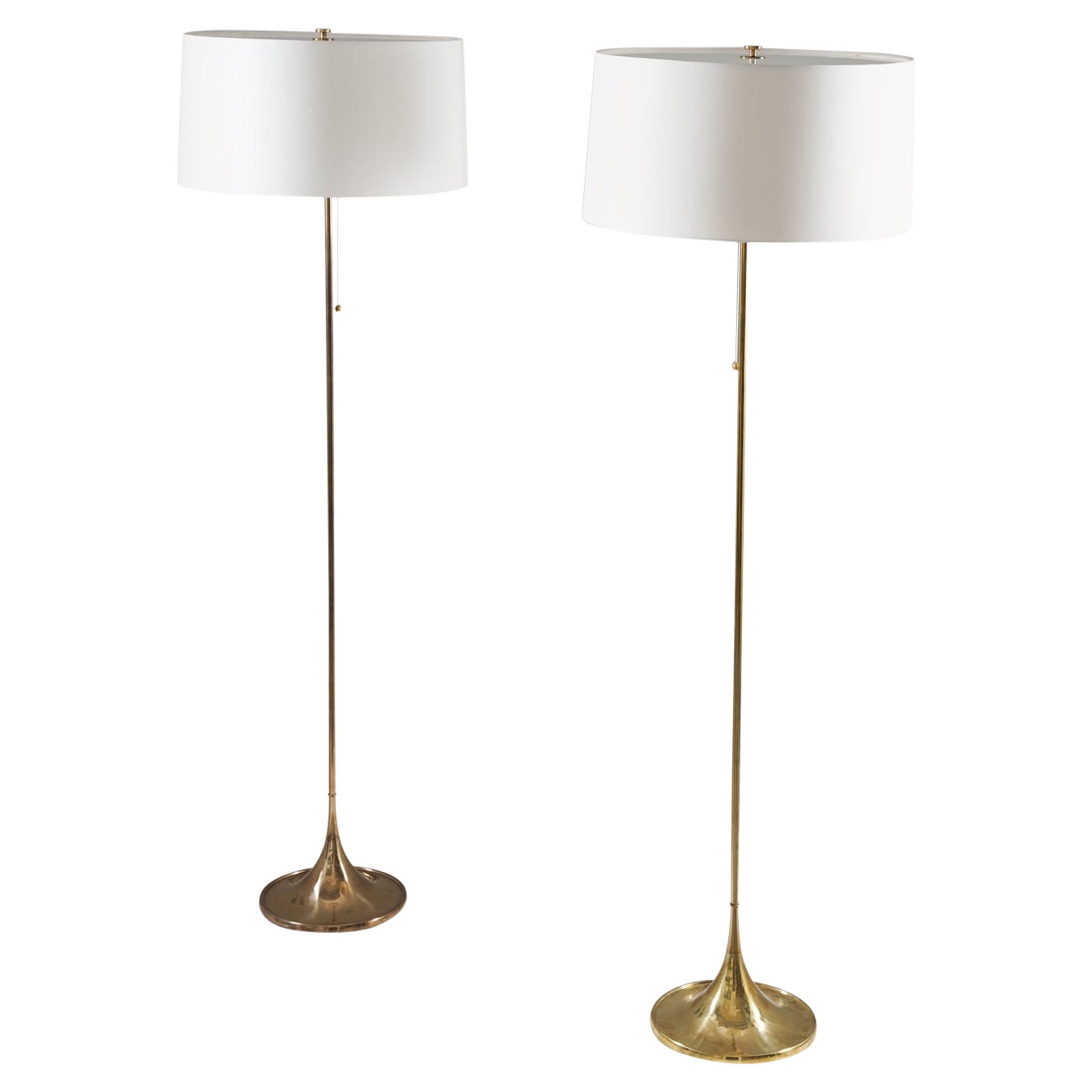 Lampade da terra scandinave di A. Svensson e Y. Sandström per Bergboms, Svezia