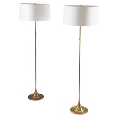 Lampade da terra scandinave di A. Svensson e Y. Sandström per Bergboms, Svezia