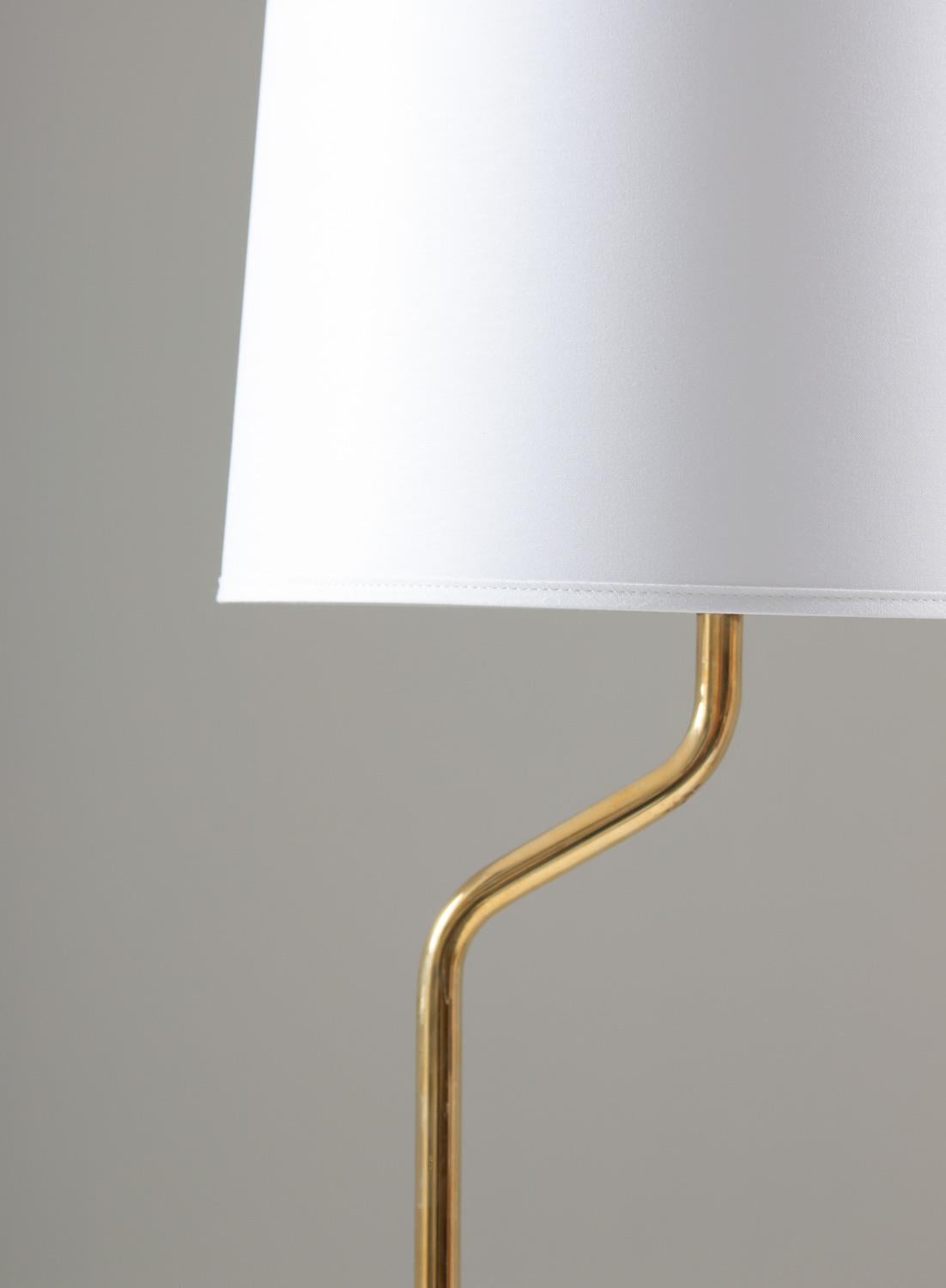 Scandinavian Modern Scandinavian Floor Midcentury Lamps in Brass by ÖIA, Sweden