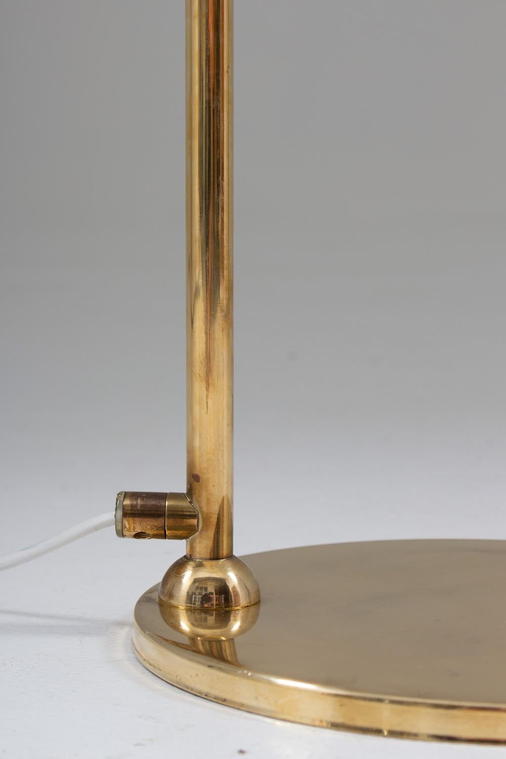 Scandinavian Floor Midcentury Lamps in Brass by ÖIA, Sweden In Good Condition In Karlstad, SE