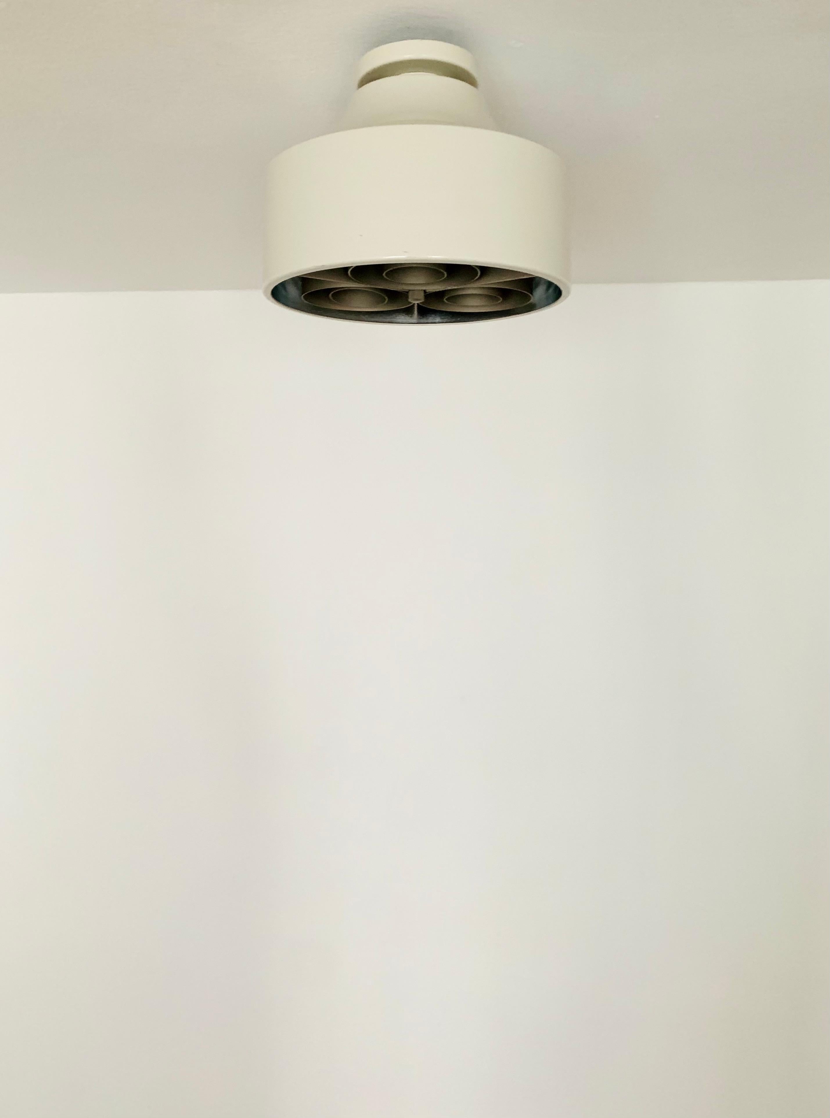 Mid-20th Century Scandinavian Flush Lamp For Sale