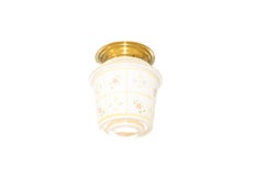 Scandinavian Flush Mount Ceiling Light, 1950s, UL-ready
