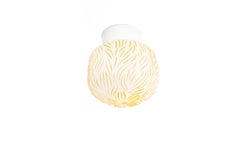 Scandinavian Flush Mount Ceiling Light, 1950s