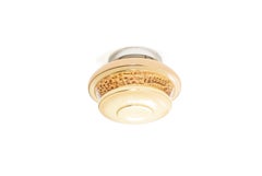 Scandinavian Flush Mount Ceiling Light, 1950s, UL-ready