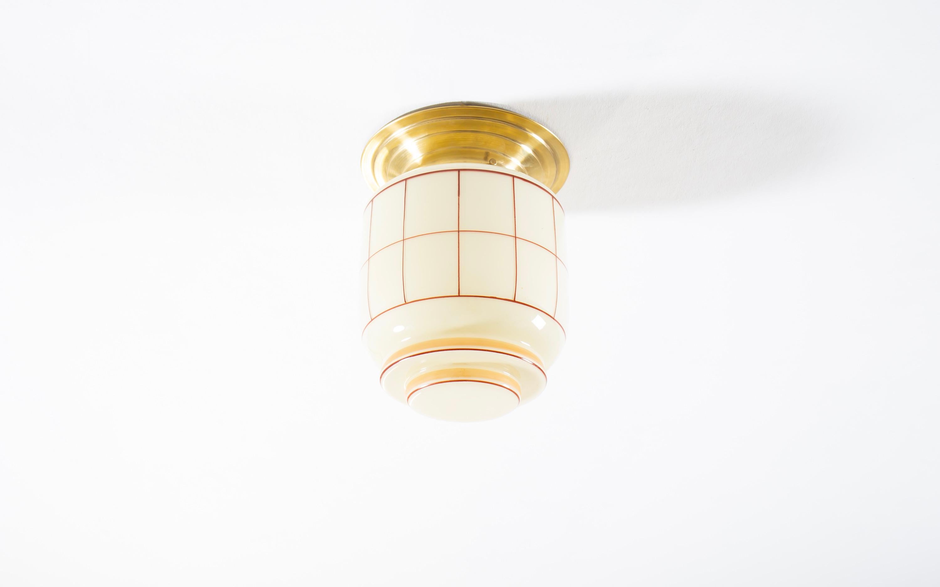 scandinavian flush ceiling light