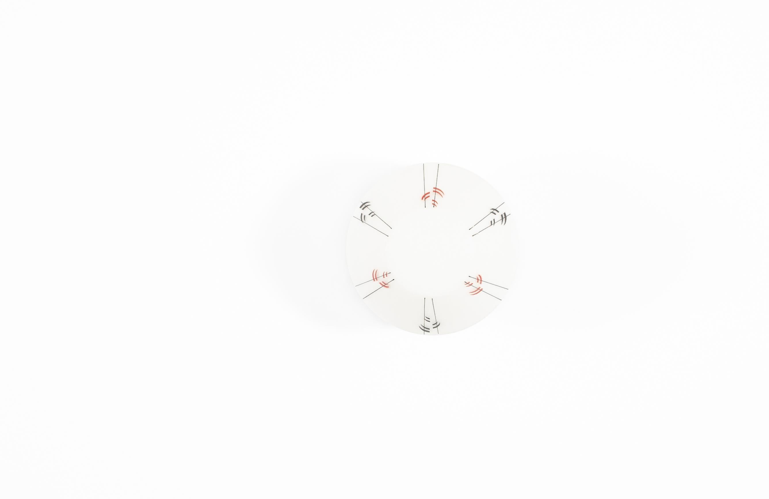 Scandinavian Flush Mount Ceiling Light, 1950s In Good Condition For Sale In Oslo, NO