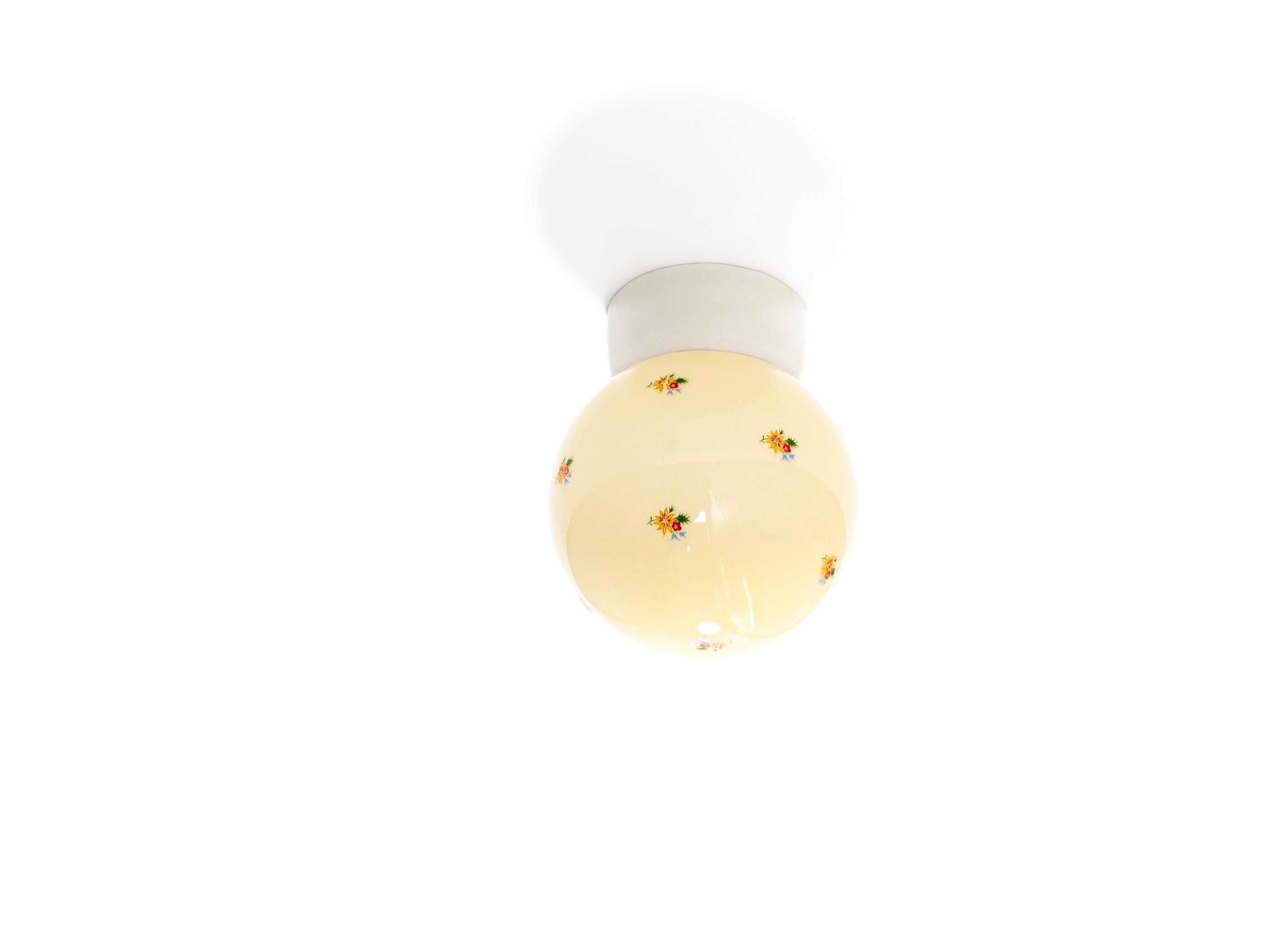 Scandinave Plafonnier à affleurement scandinave, années 1950 en vente