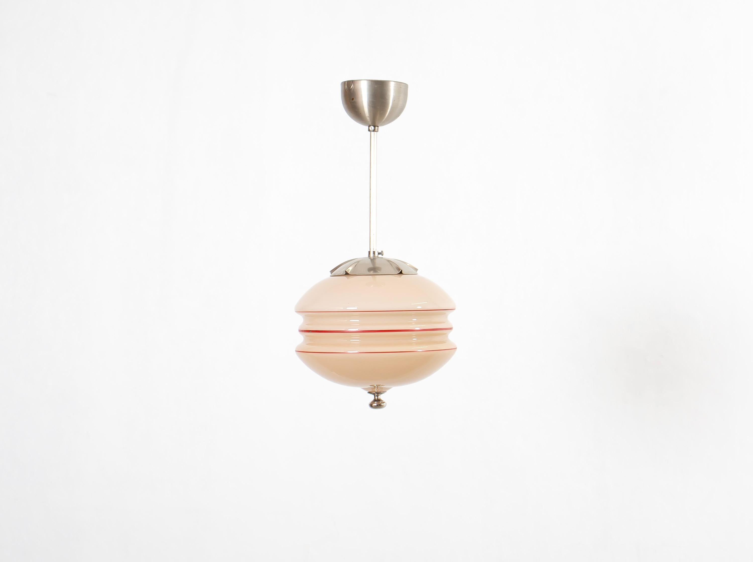 Metal Scandinavian Functionalist Ceiling Light, 1950s For Sale