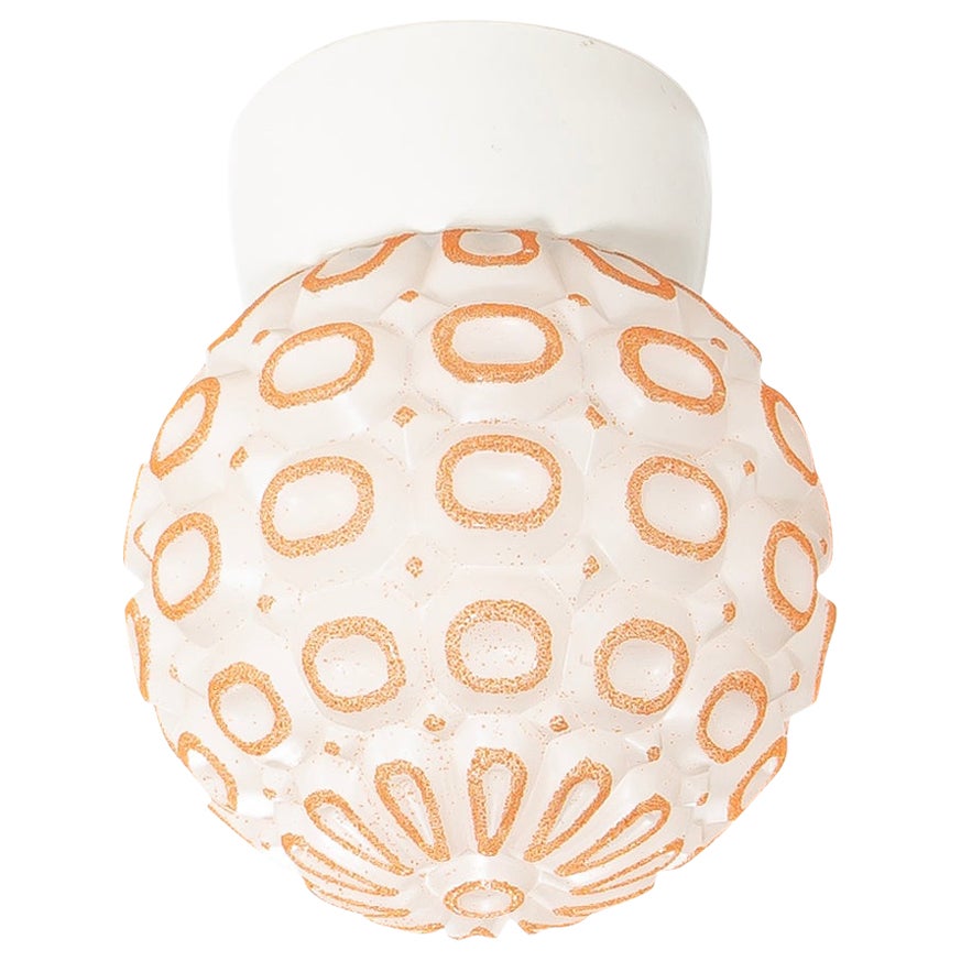 Scandinavian Flush Mount Ceiling Light, 1950s