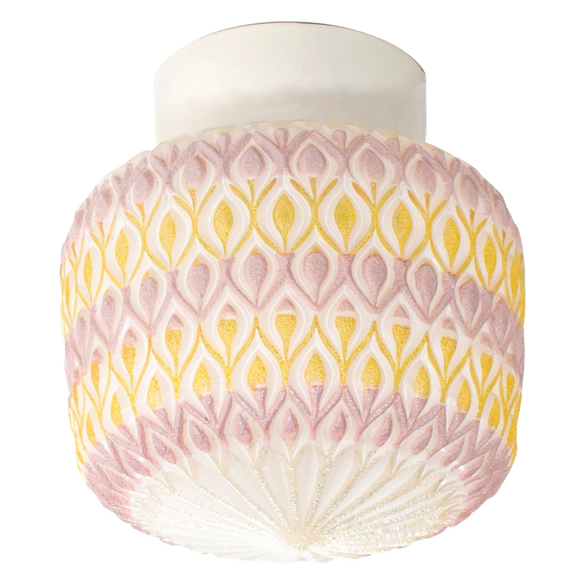 Plafonnier à affleurement scandinave, années 1950