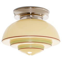 Scandinavian Flush Mount Ceiling Light, 1950s