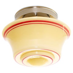 Scandinavian Flush Mount Ceiling Light, 1950s